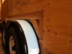 That's how the wheel well looks from the outside.