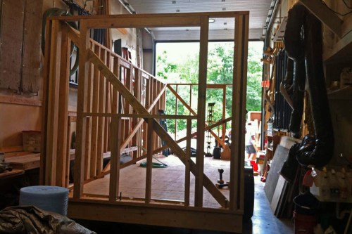 The framing has started.